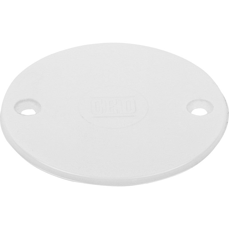 Conduit White PVC Box Lids – LID CCL1W