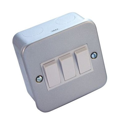 Metal Clad 3G 2W Switch Triple Switch CED