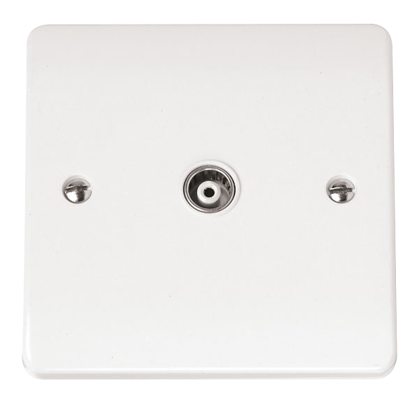 Click Single Isolated Coaxial TV Outlet CMA158