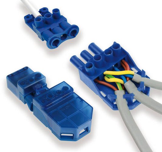 CT101-M 20A 3-Pin Flow Push-In Connector