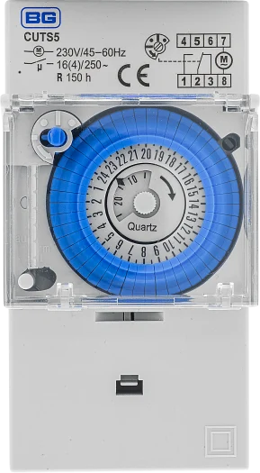 BG Analogue Timer 24 Hour - CUTS5