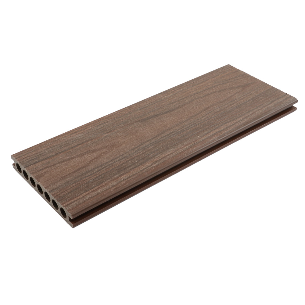Britwall 3D Embossed Composite Decking Dark Coffee 4000 x 148 x 21 mm Slip Resistant Outdoor Deck Board