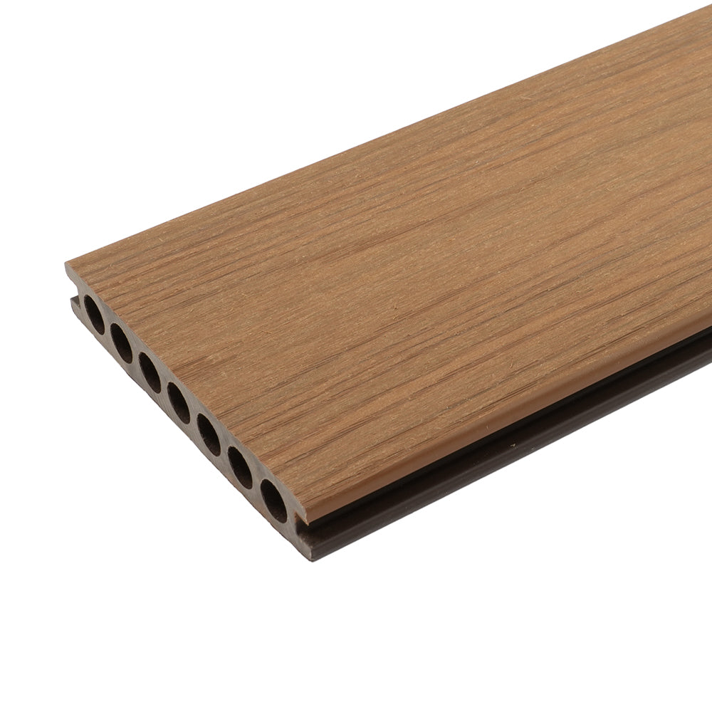 Britwall 3D Embossed Composite Decking Teak B 4000 x 148 x 21 mm Slip Resistant Outdoor Deck Board