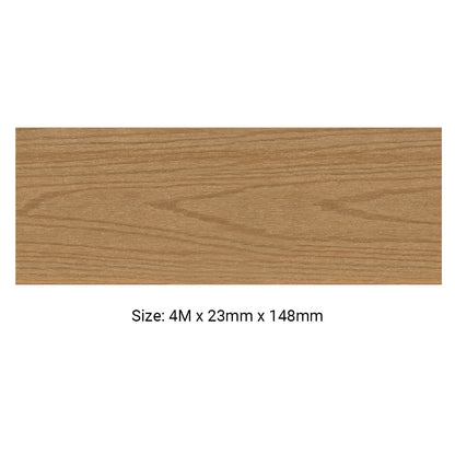 Britwall 3D Embossed Composite Decking Teak B 4000 x 148 x 21 mm Slip Resistant Outdoor Deck Board