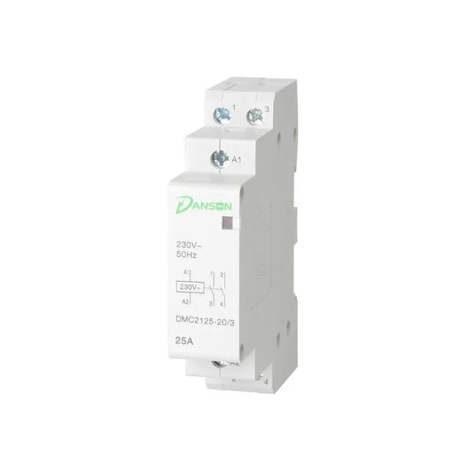 Danson Modular Contactor, 25A, 2P 1 Module 2NO 230V 50Hz