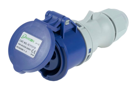 Danson 16A 2P+E 220-240v Coupler 6h – IP44