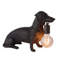 Endon Daschund Table - Matt Black 101188
