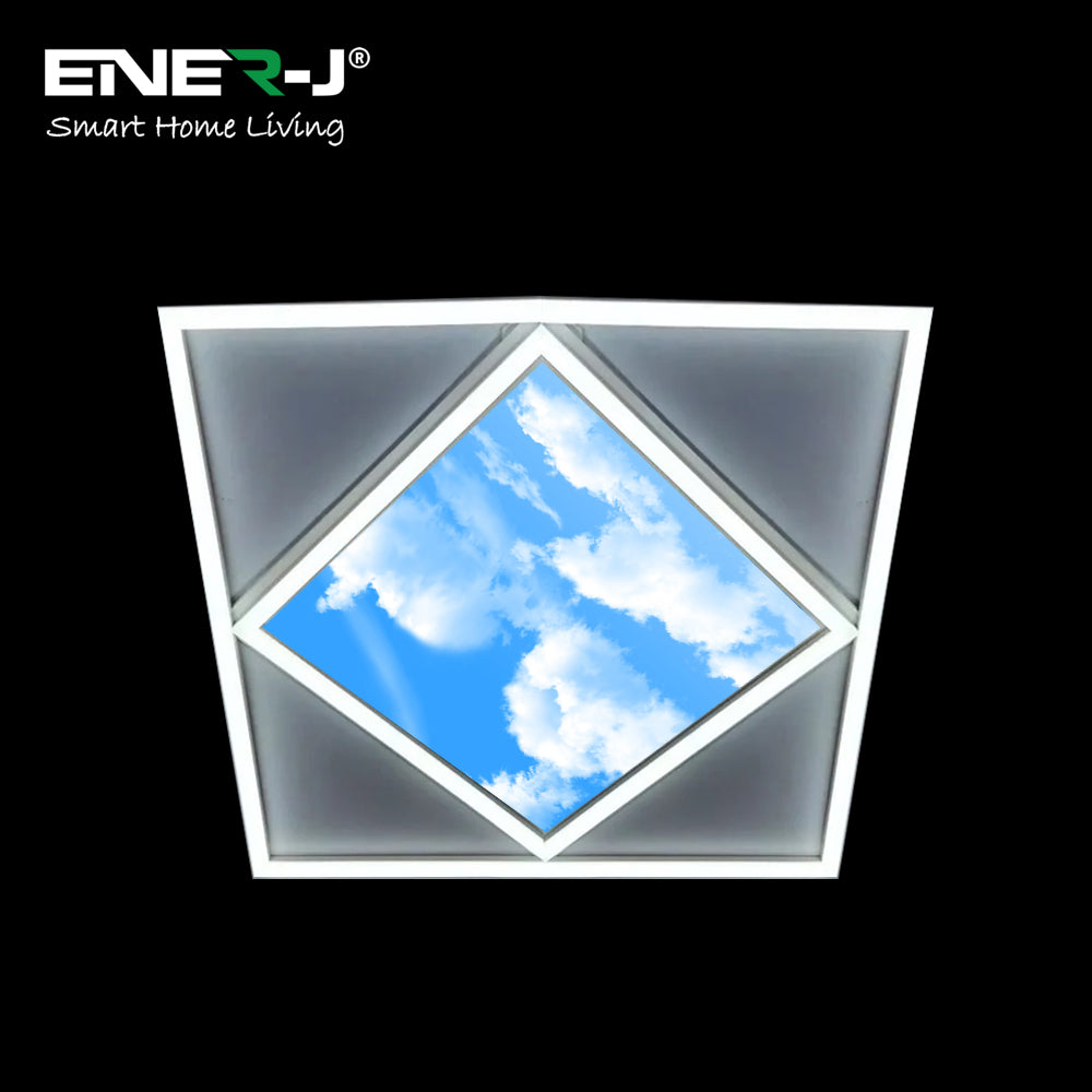 60x60cm Diamond Sky & Cloud Ceiling LED Panel Light - 70W, Cool White  | Single pack - 6500K
