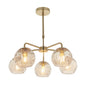Endon Dimple 5lt pendant Brushed Satin Gold 91969