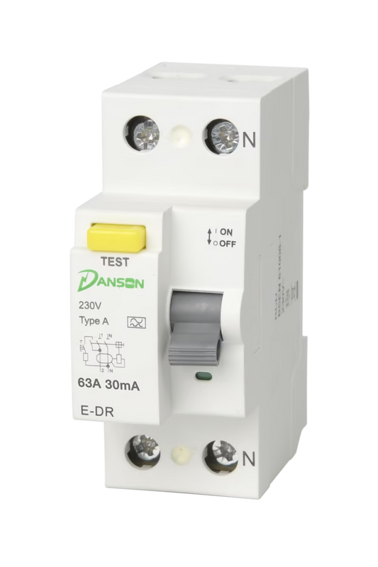 Danson 2P 63A / 30mA RCD – Type A