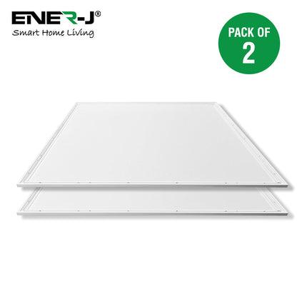 595x595x30 MM, 40W LED Ceiling Slim Backlit Panel 4000K, IP20 Rating to Prevent Dirt, Moist, Eco Friendly, No Harmful Elements, 2 Years Warranty | Pack of 6