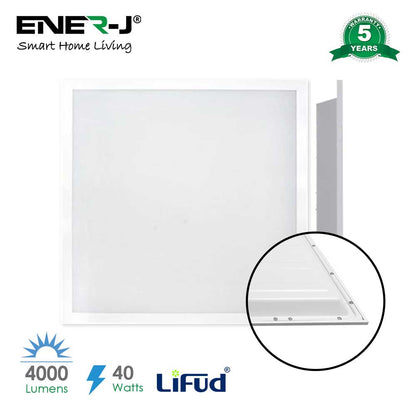 Backlit LED Panel 40W, 60x60cms, TPA Diffuser, Premium Range, Surface Mounting Frames, 4000 Lumens 4000K | Pack of 2