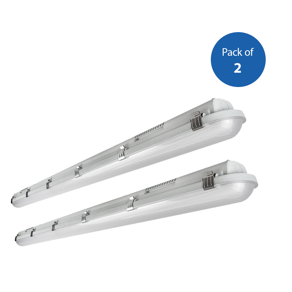 LED Non Corrosive IP65 Batten Fitting Light 150cms 50W 6000K, 6000 Lumens Ultra Bright, Up to 20000 Hours of Operation, Instant Start | Single pack
