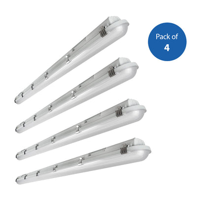LED Non Corrosive IP65 Batten Fitting Light 150cms 50W 6000K, 6000 Lumens Ultra Bright, Up to 20000 Hours of Operation, Instant Start | Single pack