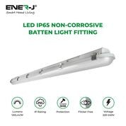 LED Non Corrosive IP65 Batten Fitting Light 150cms 50W 6000K, 6000 Lumens Ultra Bright, Up to 20000 Hours of Operation, Instant Start | Single pack