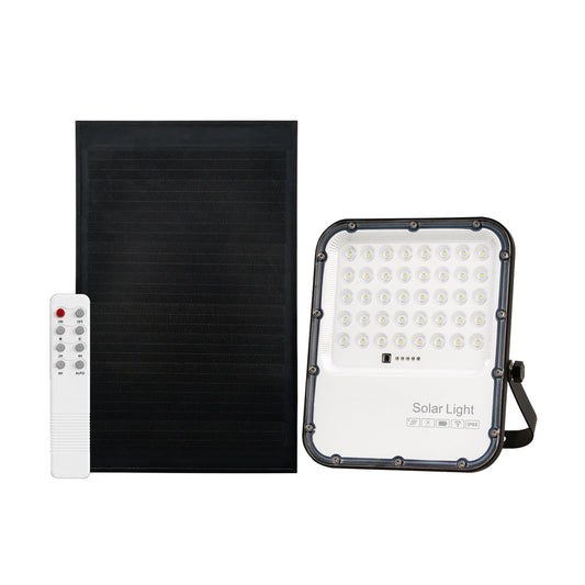 150W LED Floodlights with Solar Panels, 15W Solar Panel, 15AH Battery, 1800 lumens