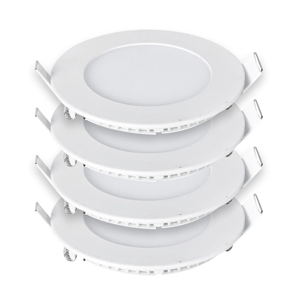3W Recessed Round LED Mini Panel Downlight, 85mm Diameter, 70mm Hole Size, 4000K, 2 Years Warranty | Single pack