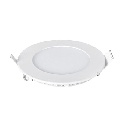 18W Recessed Round LED Downlight Mini Panel 220mm Diameter, 205mm Hole Size, CE Driver, 20000 Hours Long Life | Pack of 4 - 6000K