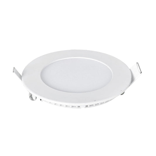 18W Recessed Round LED Downlight Mini Panel 220mm Diameter, 205mm Hole Size, CE Driver, 20000 Hours Long Life | Pack of 4 - 6000K