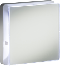 MLA IP45 100mm LED Backlit Extractor Fan with Overrun Timer - White
