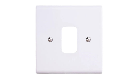Deta Slimline 1 Gang Grid Plate G3301