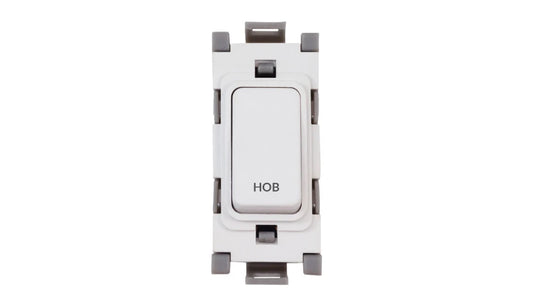 Deta Grid Switch 20A DP Hob White G3552