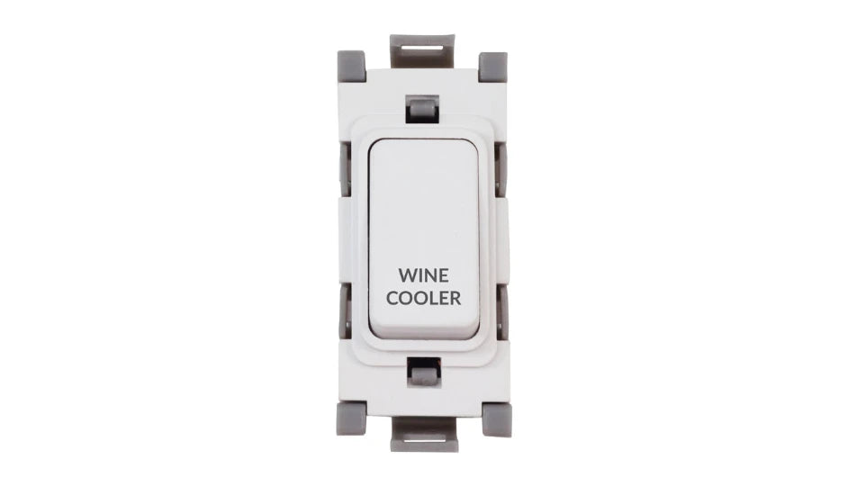 Deta Grid Switch 20A DP Wine Cooler White G3567