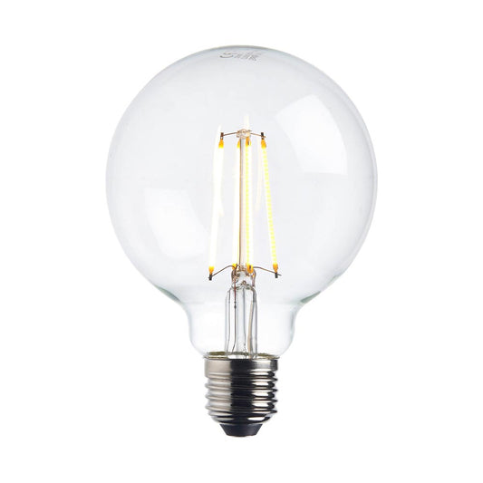 E27 LED FILAMENT GLOBE 95MM 7W | 810LM | 116LM/W | 2700K | Dimmable Saxby