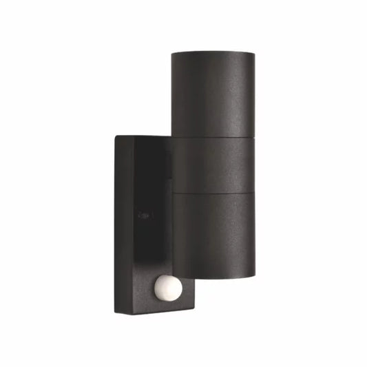 Greenlighting Vale PIR & Photocell Wall Light Matt Black