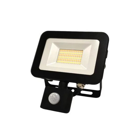 Greenlighting 30watt LED PIR Floodlight Black
