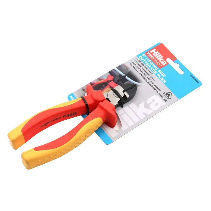 Hilka 6" (150mm) Side Cutter VDE Pliers