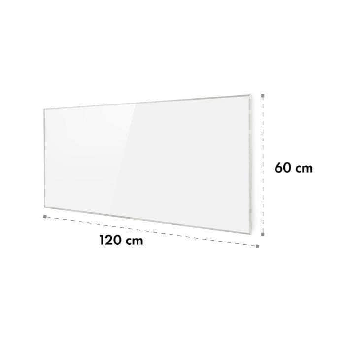 ENER-J 720W Infrared Heating Panel, 120x60cm Wall or Ceiling Mount, Energy Efficient Carbon Crystal Heater, IP24 Rated Electric Infrared Heater for Home & Office