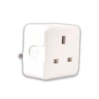 EnerJ Smart WiFi Plug 13A UK Socket – Energy Monitoring, App & Voice Control, LED Indicator, 2.4G WiFi, Works with ENERJSMART for Remote Power Control | Single pack