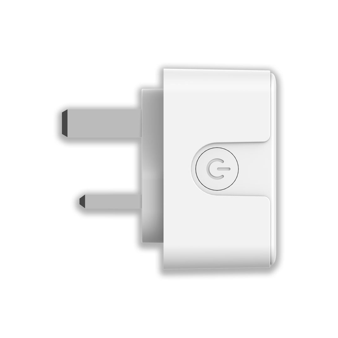 EnerJ Smart WiFi Plug 13A UK Socket – Energy Monitoring, App & Voice Control, LED Indicator, 2.4G WiFi, Works with ENERJSMART for Remote Power Control | Single pack