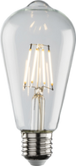 230V 4W LED ES Clear ST64 Filament Lamp 2700K Dimmable MLA