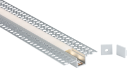 1M Aluminium Profile - Plaster-in Recessed MLA