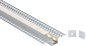 1M Aluminium Profile - Plaster-in Recessed MLA
