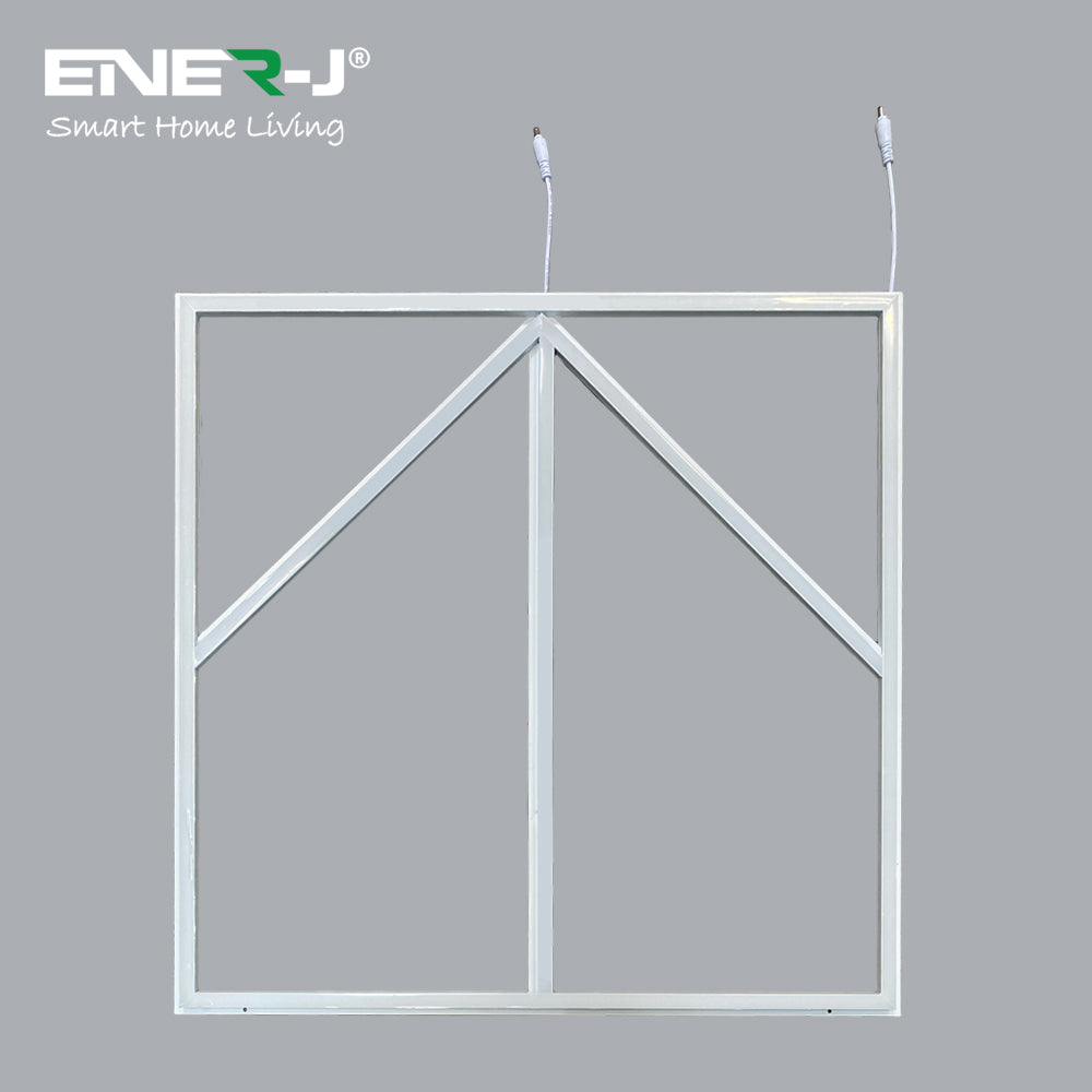 60x60cm LED Frame Panel Light with Blue Arrow Design - 40W, Cool White | Single Pack - 6500K