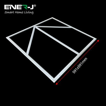 60x60cm LED Frame Panel Light with Blue Arrow Design - 40W, Cool White | Single Pack - 6500K