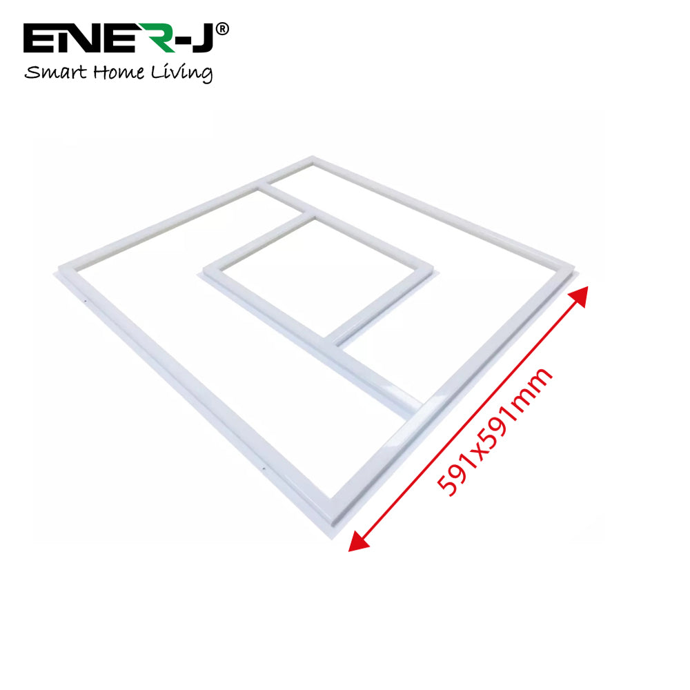 60x60cm LED Panel Light with PD Design - 40W, Cool White, Frame Border Edge Lights | Single pack - 6500K