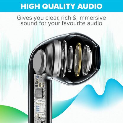 Maplin Wired 3.5mm Earbuds with Hands Free Calling & Volume Button - White