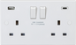 13A 2G DP Switched Socket with Dual USB A+C [5V DC 3.1A shared] Max. 15.5W MLA