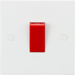 45A DP Switch (1G Size) - Red Rocker MLA