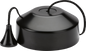 10AX 2-way Pull Cord Switch - Matt Black MLA