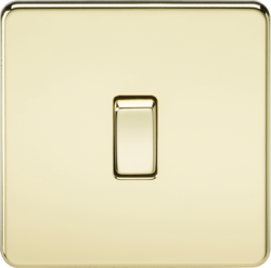 10AX 1G 2-way Switch - Polished Brass SF2000PB MLA