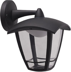 TORO 230V IP44 8W LED Coach Lantern with Adjustable CCT - Black MLA