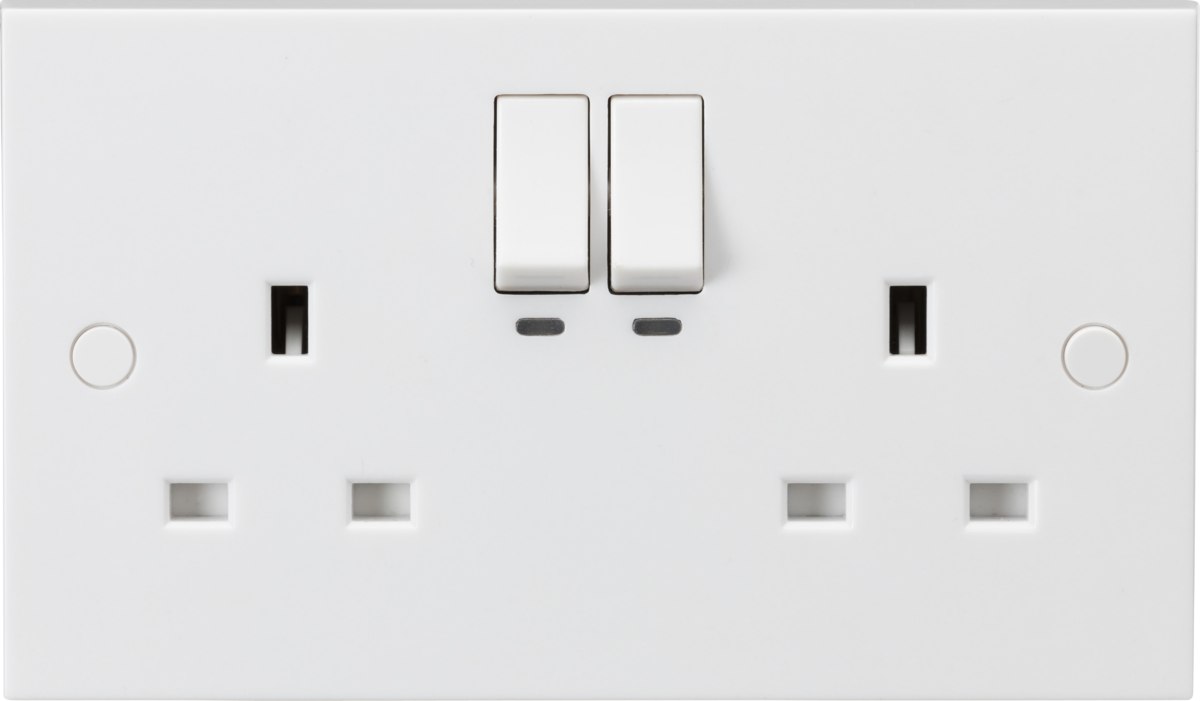 WIFI Smart Double Socket White 13A MLA