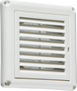 100mm/4 inch Extractor Fan Grille with Fly Screen - White MLA