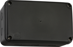 MLA IP66 Outdoor Enclosure, large - Black 111 x 181 x 100mm JB009BK