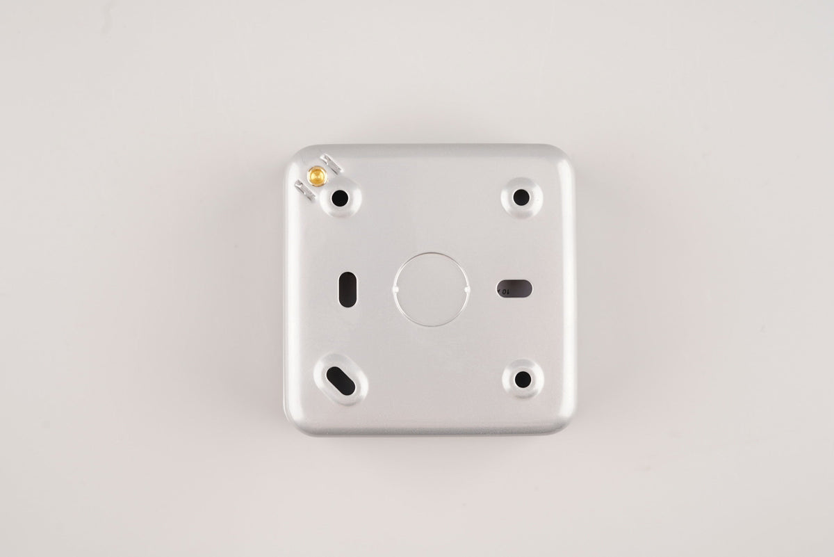 13A Metal Clad Single Wall Socket with Switch - Single Pack